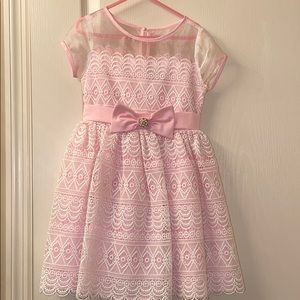 Rare Edition lace girl dress from Macy’s